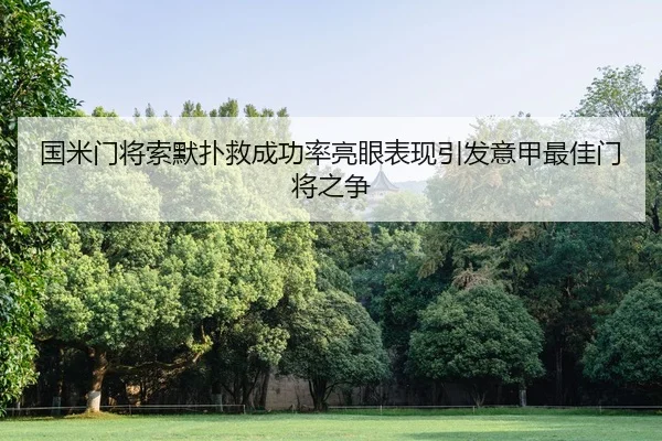国米门将索默扑救成功率亮眼表现引发意甲最佳门将之争